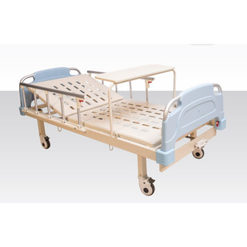 Single Crank Mechancial Hospital Medical Bed with Dinner Board (A-13)